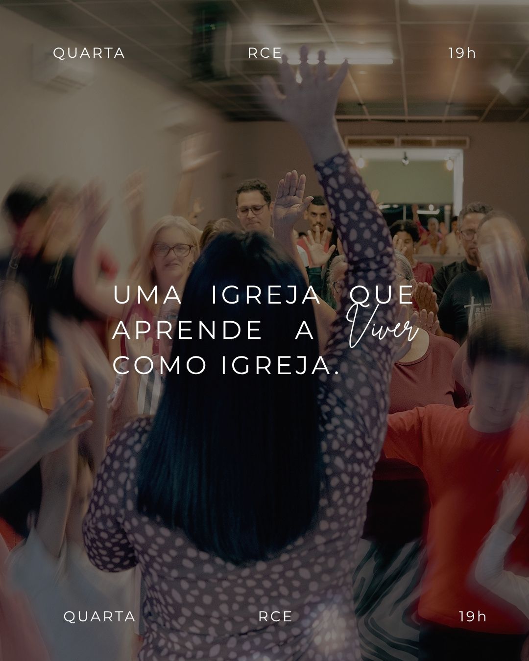 Hoje, na nossa RCE, vamos continuar aprendendo o que significa ser Igreja de verdade, não apenas dentro de um templo, mas na forma como vivemos, servimos, amamos e caminhamos uns com os outros.

A Bíblia nos ensina: “Assim nós, que somos muitos, somos um só corpo em Cristo, mas individualmente somos membros uns dos outros.” — Romanos 12:5
Ser Igreja é pertencer a um corpo. É cuidar, servir, carregar uns aos outros e viver aquilo que Cristo nos ensinou!

Hoje, às 19h, temos um encontro marcado para aprender mais sobre Igreja sendo Igreja. Vem para a Casa. 🤍